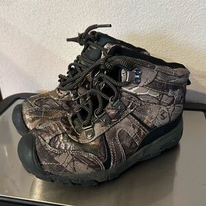 RealTree Camouflage Hiking Boots - Youth Size 13